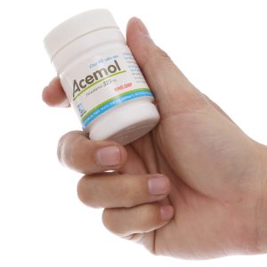 Acemol 325mg giảm đau, hạ sốt lọ 40 viên