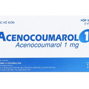 Acenocoumarol 1 SPM phòng và trị bệnh nghẽn mạch (3 vỉ x 10 viên)