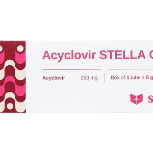 Acyclovir Stella Cream trị nhiễm virus Herpes simplex da tuýp 5g
