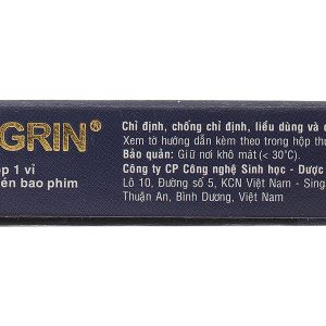 Adagrin 100mg trị rối loạn cương dương (1 vỉ x 3 viên)
