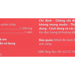 Agicetam 1200 trị triệu chứng chóng mặt, nghiện rượu (3 vỉ x 10 viên)