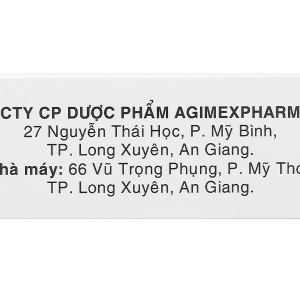 Agifovir 300mg điều trị viêm gan siêu virus B mãn tính (3 vỉ x 10 viên)