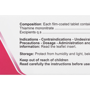 Agivitamin B1 250mg trị thiếu thiamin (10 vỉ x 10 viên)