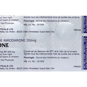 Aldarone 200mg trị loạn nhịp tim (10 vỉ x 10 viên)