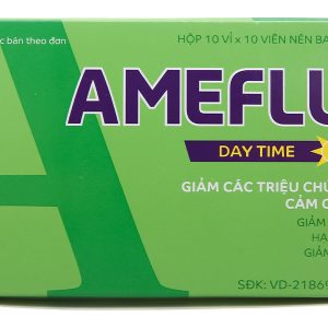 Ameflu Daytime giảm các triệu chứng cảm cúm, cảm lạnh (10 vỉ x 10 viên)