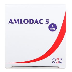 Amlodac 5 trị tăng huyết áp, đau thắt ngực (10 vỉ x 10 viên)
