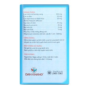 An Nữ Đan hỗ trợ giảm u xơ tử cung chai 60 viên