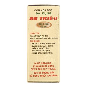 Cồn xoa bóp đa dụng An Triệu chai 60ml