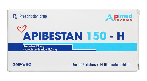 Apibestan 150 - H trị tăng huyết áp (2 vỉ x 14 viên)