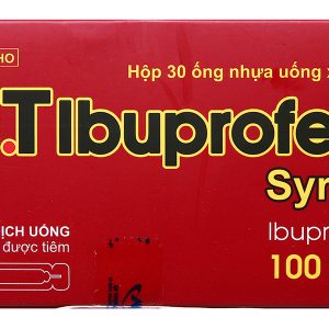 Hỗn dịch uống A.T Ibuprofen Syrup giảm đau, kháng viêm (30 ống x 5ml)