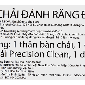 Bàn chải điện Oral-B Vitality Precision Clean Blue D12.513