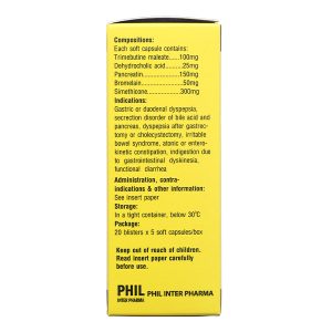 Banitase trị đầy hơi, khó tiêu (20 vỉ x 5 viên)