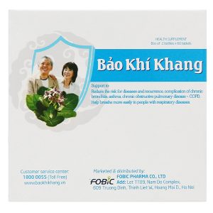 Bảo Khí Khang hỗ trợ các bệnh đường hô hấp hộp 120 viên