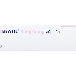 Beatil 4mg/5mg trị tăng huyết áp, mạch vành (3 vỉ x 10 viên)