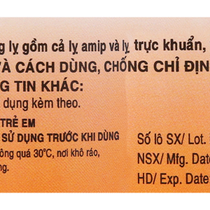 Berberal 10mg trị lỵ gồm lỵ amid và lỵ trực khuẩn, tiêu chảy chai 120 viên