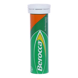 Viên nén sủi bọt Berocca Performance trị thiếu hụt vitamin B, C tuýp 10 viên