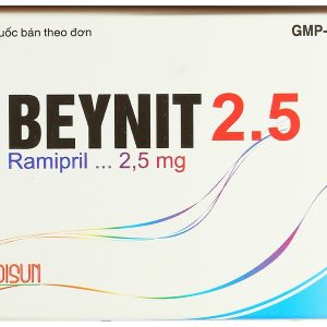Beynit 2.5 điều trị tăng huyết áp, suy tim sung huyết (10 vỉ x 10 viên)