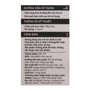 Bàn chải đánh răng Oricare lông mềm vỉ 2 cây