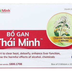 Bổ Gan Thái Minh hỗ trợ giải độc, tăng cường chức năng gan hộp 20 viên
