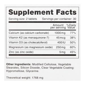 Drlife Bone Builder bổ sung canxi, ngừa loãng xương lọ 60 viên