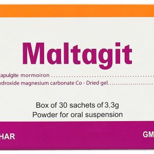 Bột pha hỗn dịch uống Maltagit điều trị triệu chứng đau thực quản - dạ dày (30 gói x 3.3g)