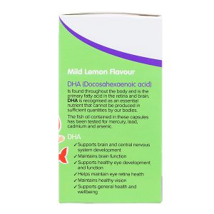 Brauer Ultra Pure DHA hỗ trợ trí não, bổ mắt cho bé chai 60 viên