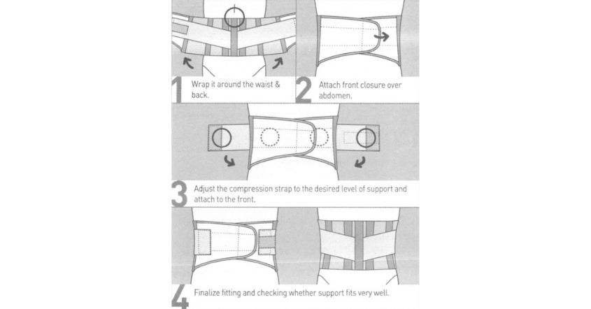 Đai lưng bụng đàn hồi Dr. Med DR-B021 size S