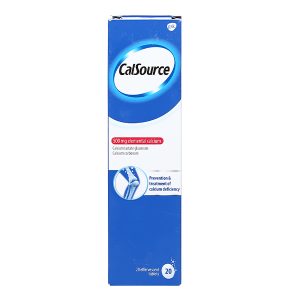 Viên nén sủi bọt CalSource bổ sung canxi tuýp 20 viên