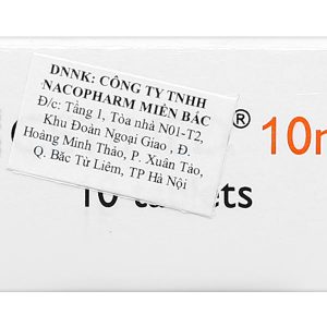 Cetimed 10mg điều trị triệu chứng viêm mũi dị ứng (1 vỉ x 10 viên)