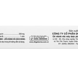 Clabact 250 điều trị nhiễm khuẩn (2 vỉ x 10 viên)