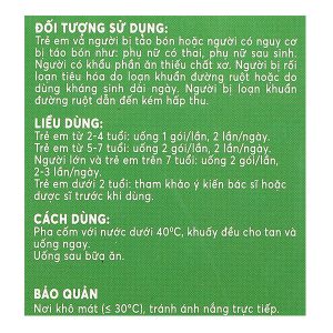 Cốm Bio-acimin Fiber bổ sung lợi khuẩn và chất xơ hộp 30 gói x 4g