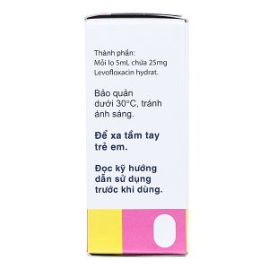 Dung dịch nhỏ mắt Cravit 0.5% trị nhiễm khuẩn mắt lọ 5ml