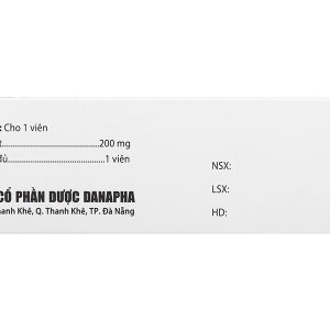 Dalekine 200mg trị động kinh (4 vỉ x 10 viên)