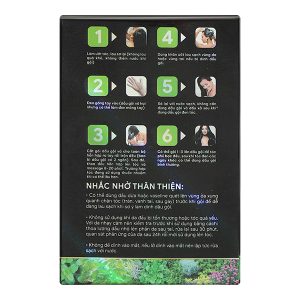 Dầu gội đen Lucky Star phủ bạc làm đen tóc hộp 8 gói x 25ml