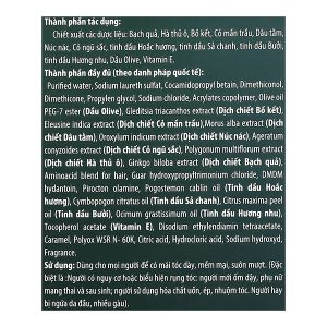 Dầu gội dược liệu Nguyên Xuân phù hợp tóc khô xơ, hư tổn chai 200ml