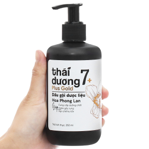 Dầu Gội Dược Liệu Thái Dương 7 Plus hỗ trợ phục hồi tóc chai 250ml