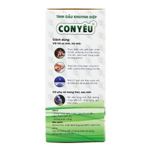 Tinh dầu khuynh diệp Con Yêu giữ ấm, giảm ho do cảm lạnh chai 20ml