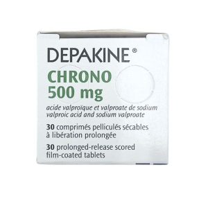 Depakine Chrono 500mg trị các thể động kinh, dự phòng hưng cảm lọ 30 viên