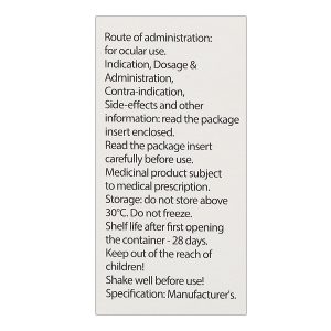 Hỗn dịch nhỏ mắt Dex-Tobrin trị các nhiễm khuẩn ở mắt chai 5ml