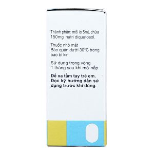 Dung dịch nhỏ mắt Diquas 3% trị khô mắt lọ 5ml