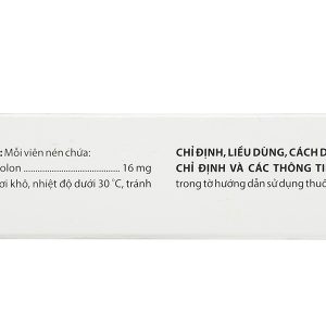 Domenol 16mg thuốc kháng viêm (3 vỉ x 10 viên)