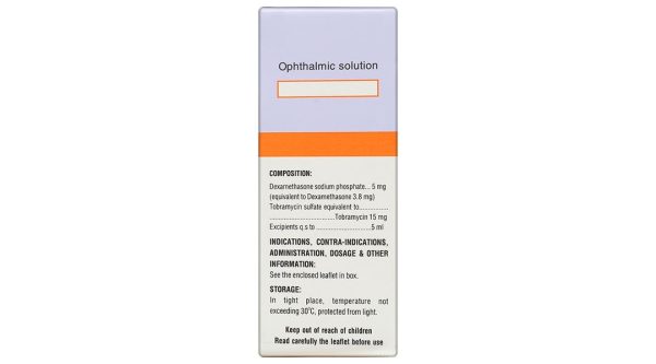 Dung dịch nhỏ mắt Tobidex điều trị viêm mắt chai 5ml