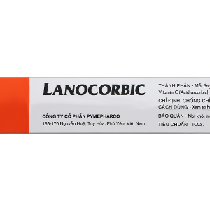 Dung dịch tiêm bắp Lanocorbic 500mg/5ml trị bệnh scorbut (6 ống x 5ml)