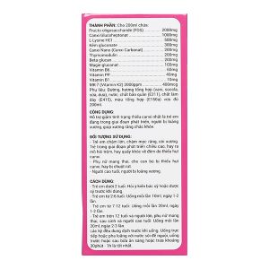 Dung dịch Canxi Nano Gold Hoàng Gia Bảo hỗ trợ chắc khỏe xương hộp 20 ống x 10ml