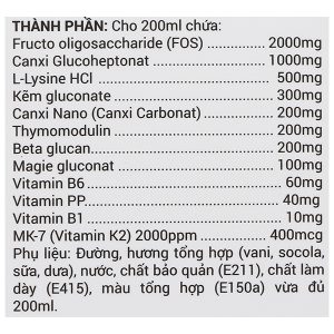 Dung dịch Canxi Nano Gold Hoàng Gia Bảo hỗ trợ chắc khỏe xương hộp 20 ống x 10ml