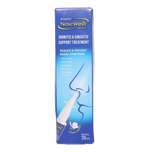 Dung dịch xịt mũi Rohto NoseWash Spray hỗ trợ giảm viêm mũi xoang chai 35ml