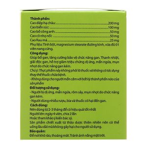 Dưỡng Can Linh hỗ trợ giải độc, bổ gan chai 40 viên