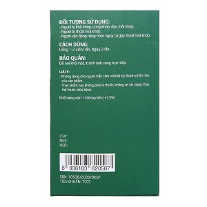 Dưỡng khớp Bảo Nguyên làm trơn ổ khớp, giảm đau mỏi khớp chai 30 viên