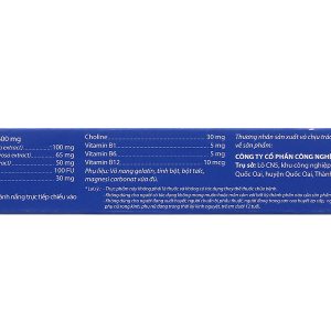 Dưỡng Não Thái Minh hỗ trợ hoạt huyết, giúp lưu thông máu não hộp 20 viên