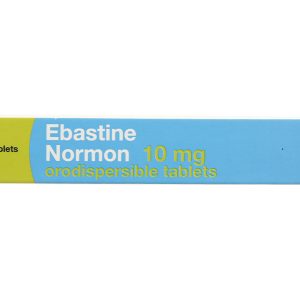 Ebastine Normon 10mg Orodispersible tablets trị viêm mũi, mày đay (2 vỉ x 10 viên)
